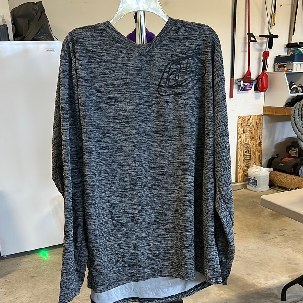 Troy Lee Designs grey men’s dirt bike shirt